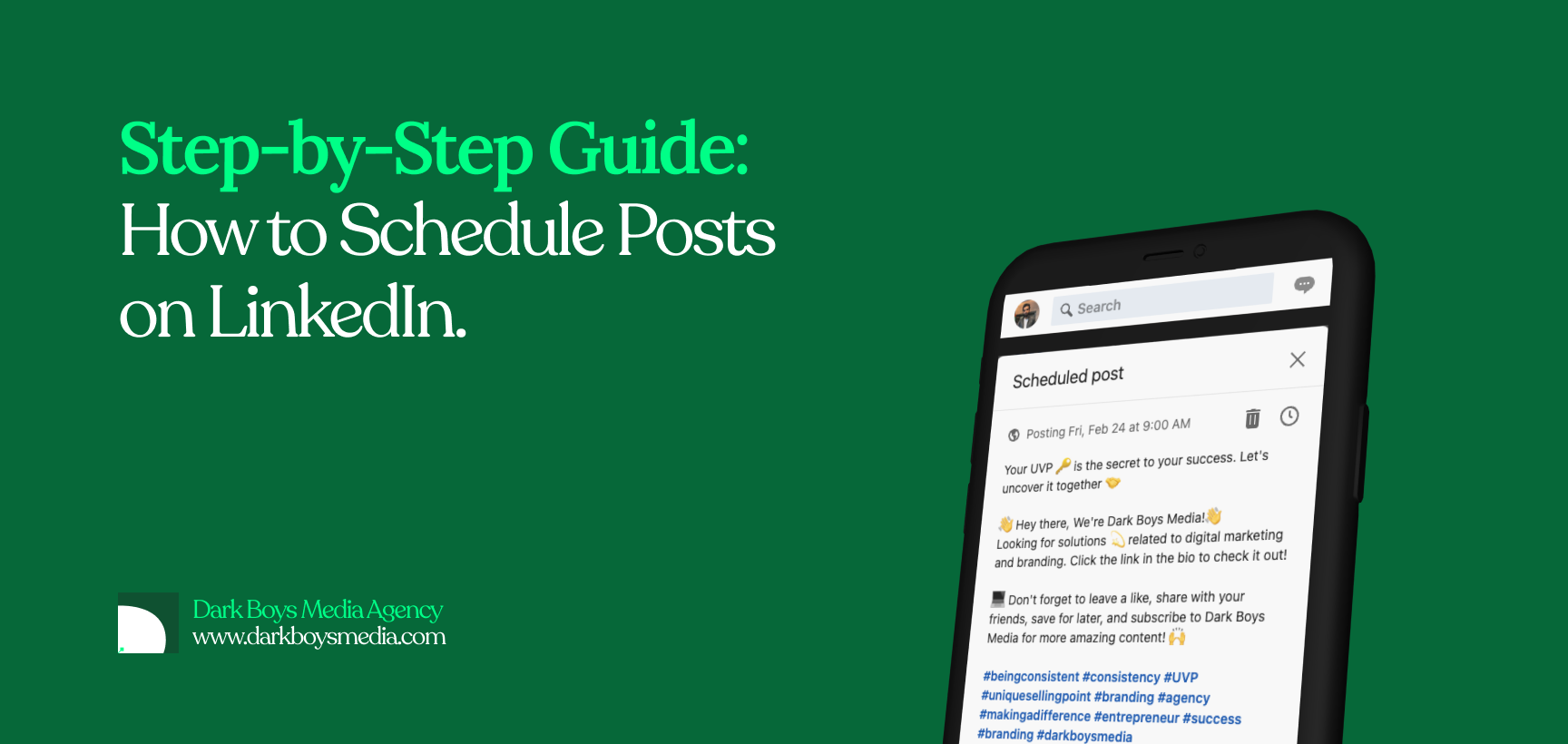How to Schedule Posts on LinkedIn