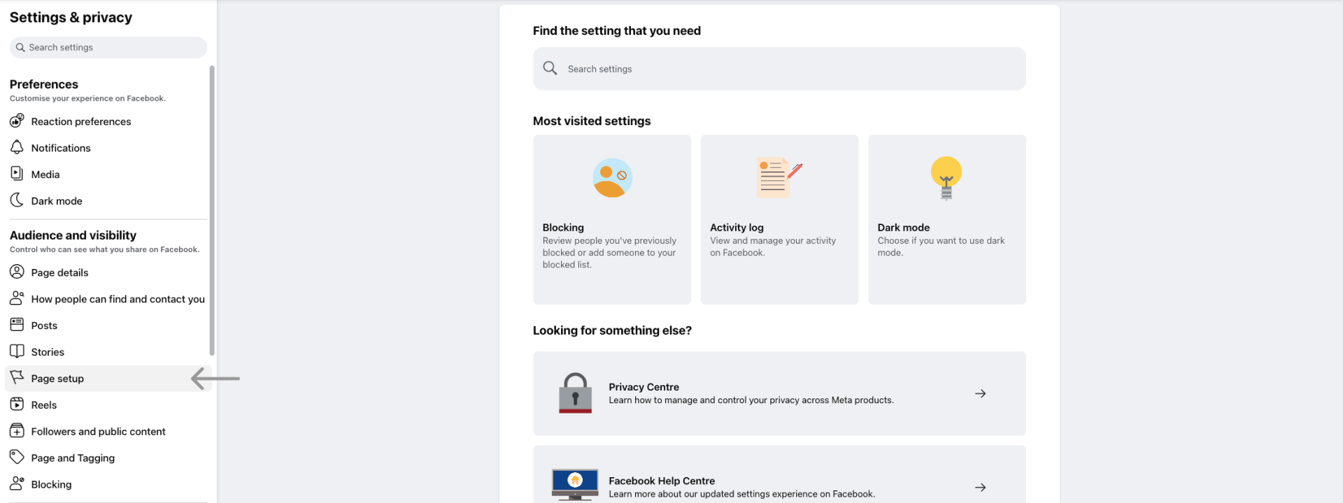 how to change your facebook page name
